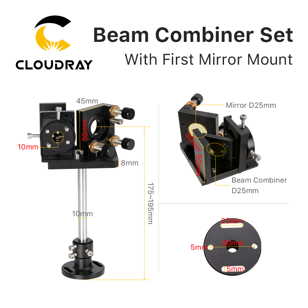 Cloudray Beam Combiner Set 25m - Laser Beam Expander ulasan dan harga