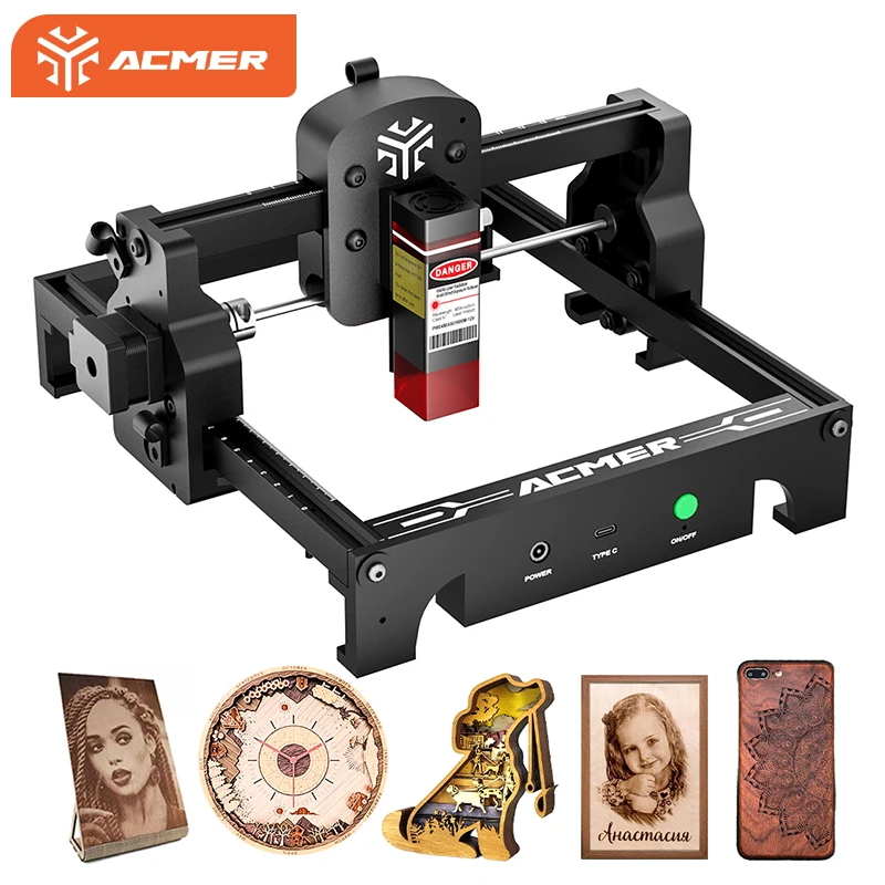 ACMER S1 6W/3.5W/2.5W Mini Por - Industrial Handheld Laser Engraver ulasan dan harga