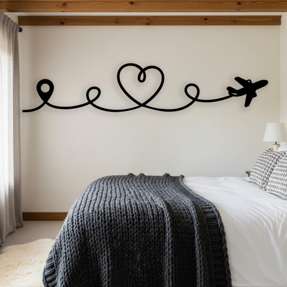 Flat Travel Metal Wall Art, La - Industrial Laser Cutter ulasan dan harga
