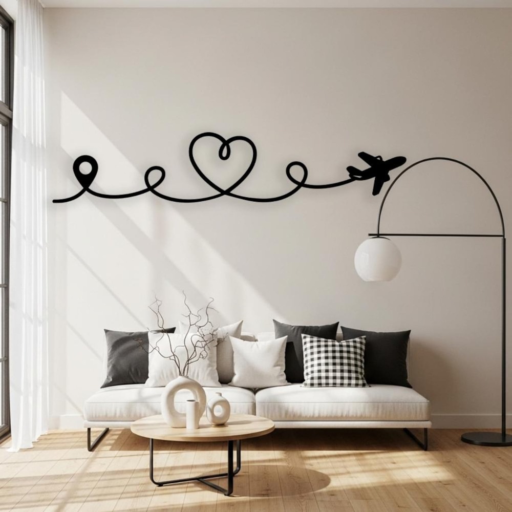 Flat Travel Metal Wall Art, La - Industrial Laser Cutter ulasan dan harga