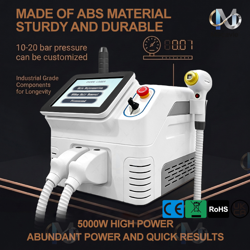 2026 New 5000W 2 In 1 Soprano  - Industrial Laser Hair Removal Machine ulasan dan harga