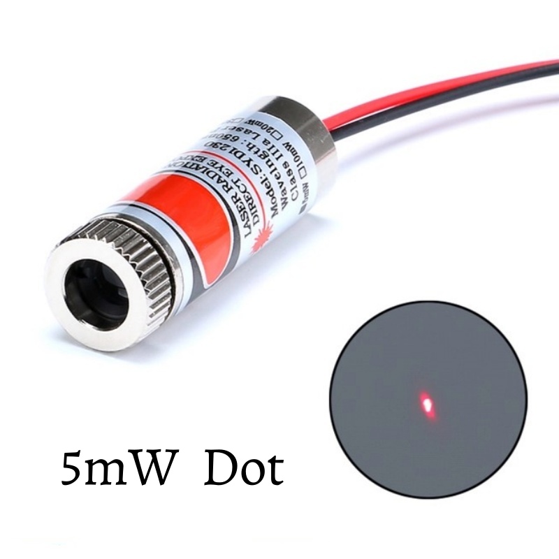 650nm 5mW Red Point / Line / C - Industrial Laser Module ulasan dan harga