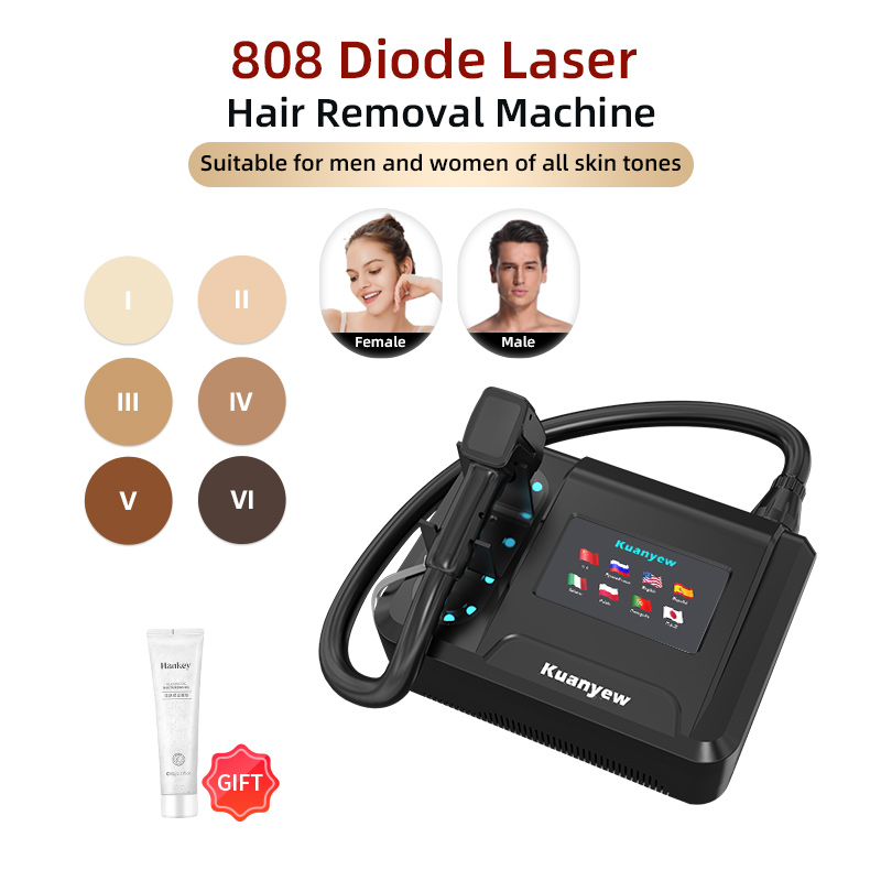 New Style Portable 808 NM Wave - Industrial Laser Hair Removal Machine ulasan dan harga
